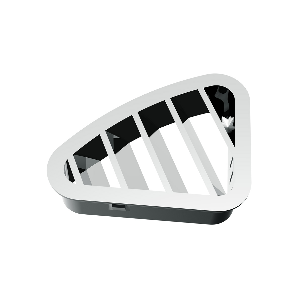 Chrome Plastic A/C Vent For 2001-2005 Peterbilt - Driver - Thumbnail 2