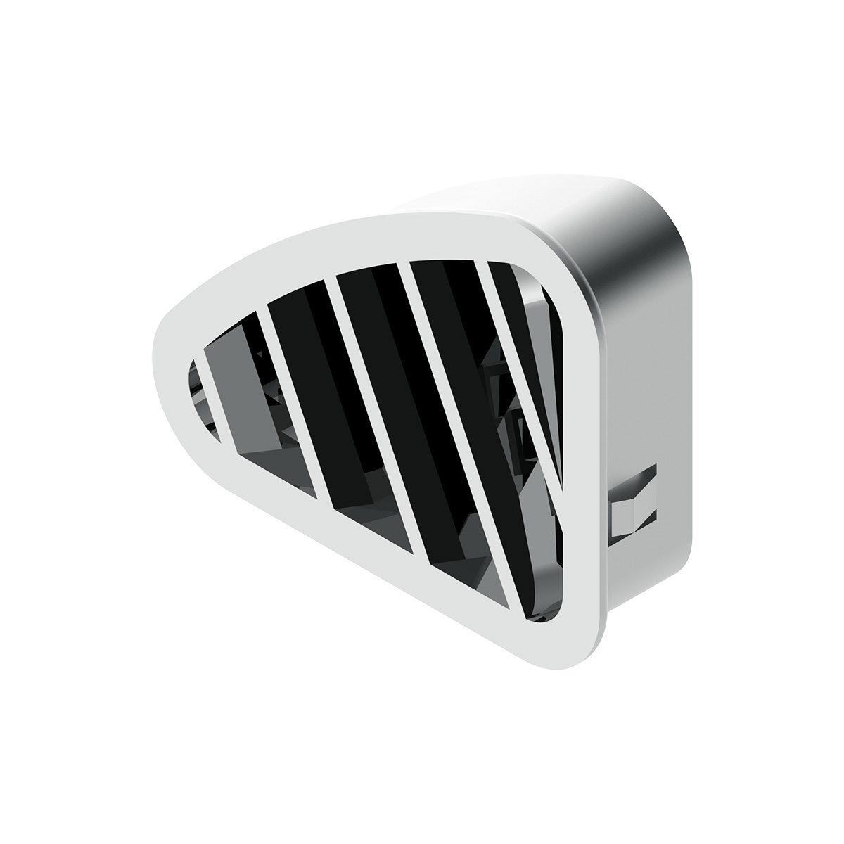 Chrome Plastic A/C Vent For 2001-2005 Peterbilt - Driver - Thumbnail 4