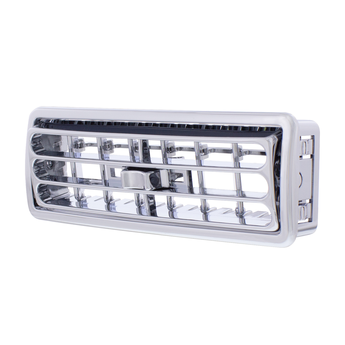 Chrome Plastic A/C Heater Vent For 2000-2017 International 9000 Series - Thumbnail 2