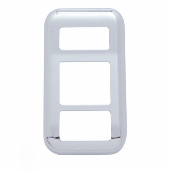 Chrome Plastic Switch Trim For 2001-2010 International 9900i/9400i/9200i - Wiper/Washer