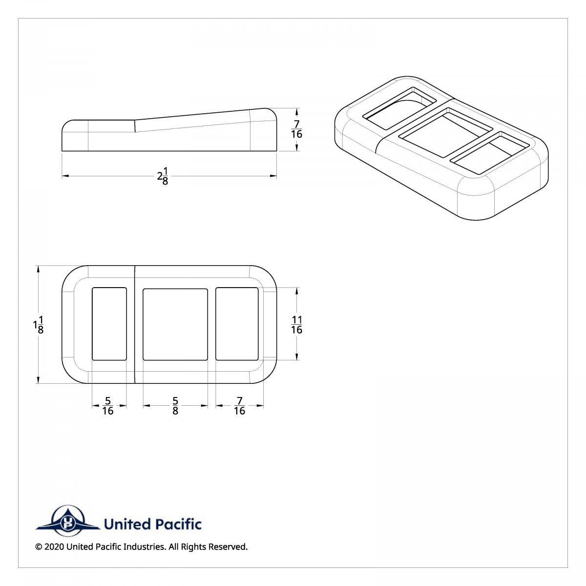 Chrome Plastic Switch Trim For 2001-2010 International 9900i/9400i/9200i - Wiper/Washer - Thumbnail 2