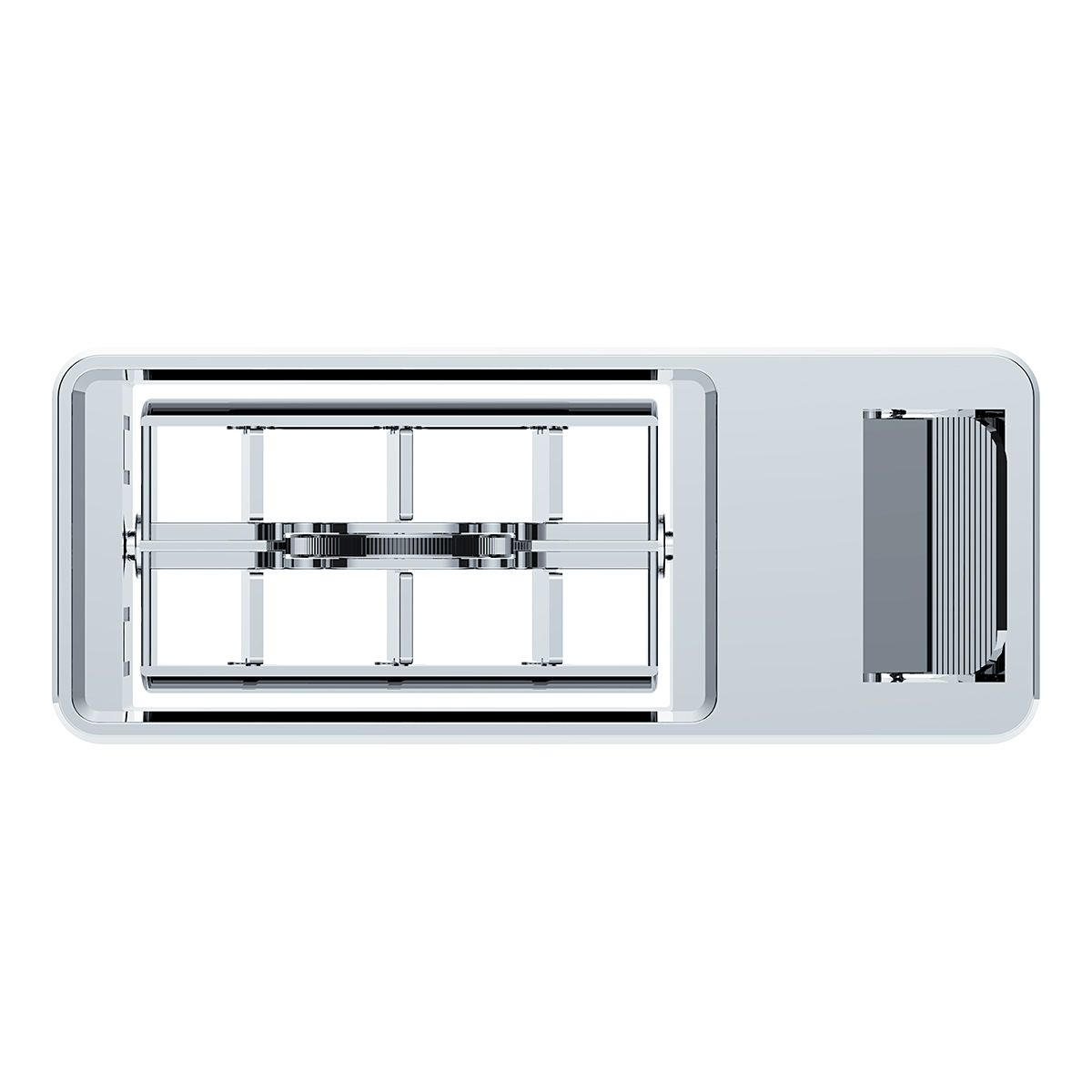 Chrome Plastic A/C Vent For 2001 & Earlier Kenworth - Passenger