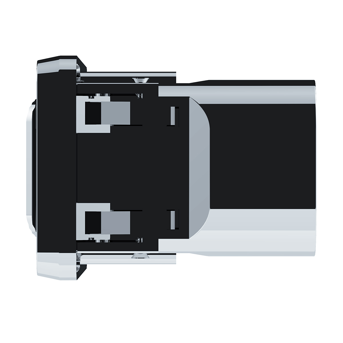 Chrome Plastic A/C Vent For 2001 & Earlier Kenworth - Passenger - Thumbnail 3