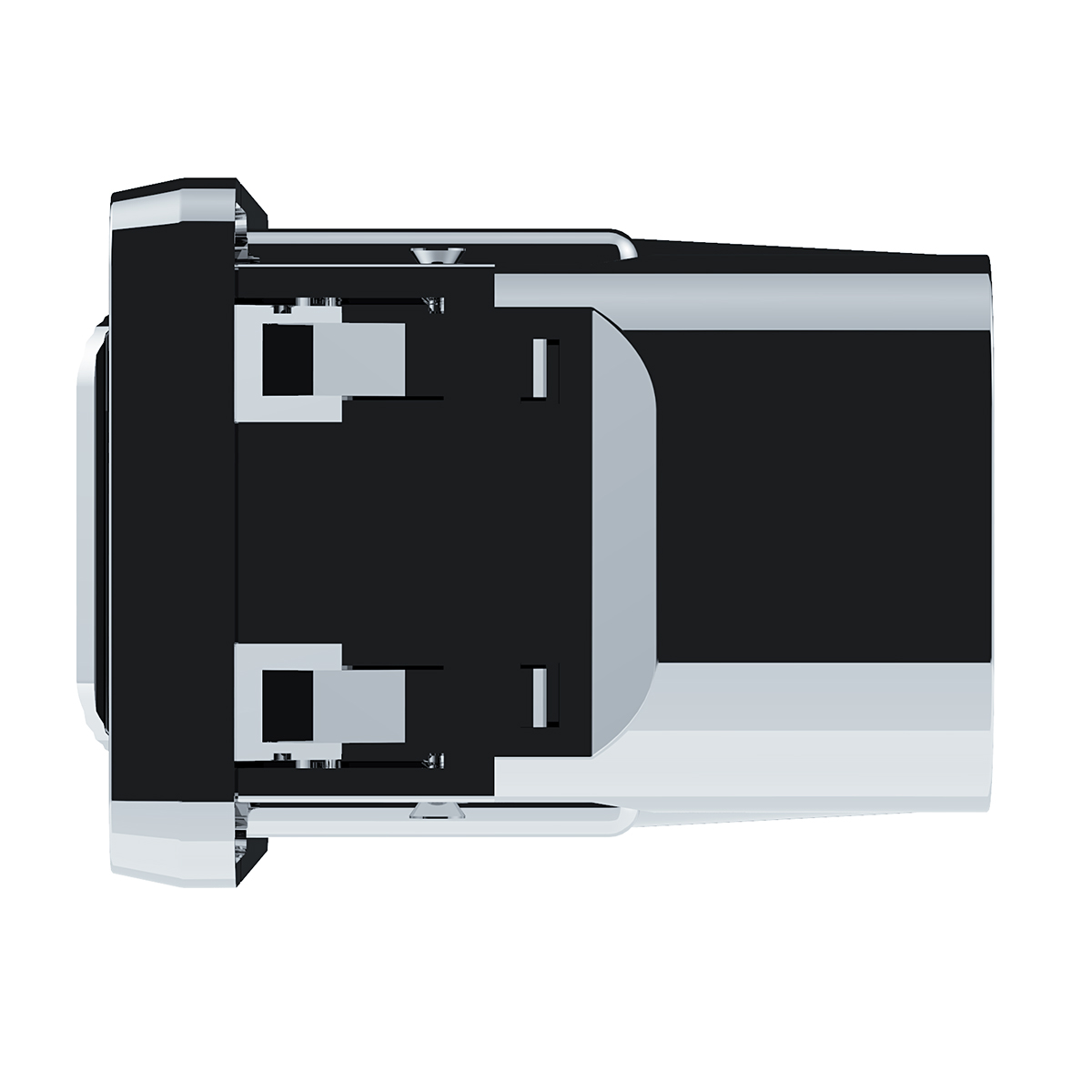 Chrome Plastic A/C Vent For 2001 & Older Kenworth - Driver - Thumbnail 3