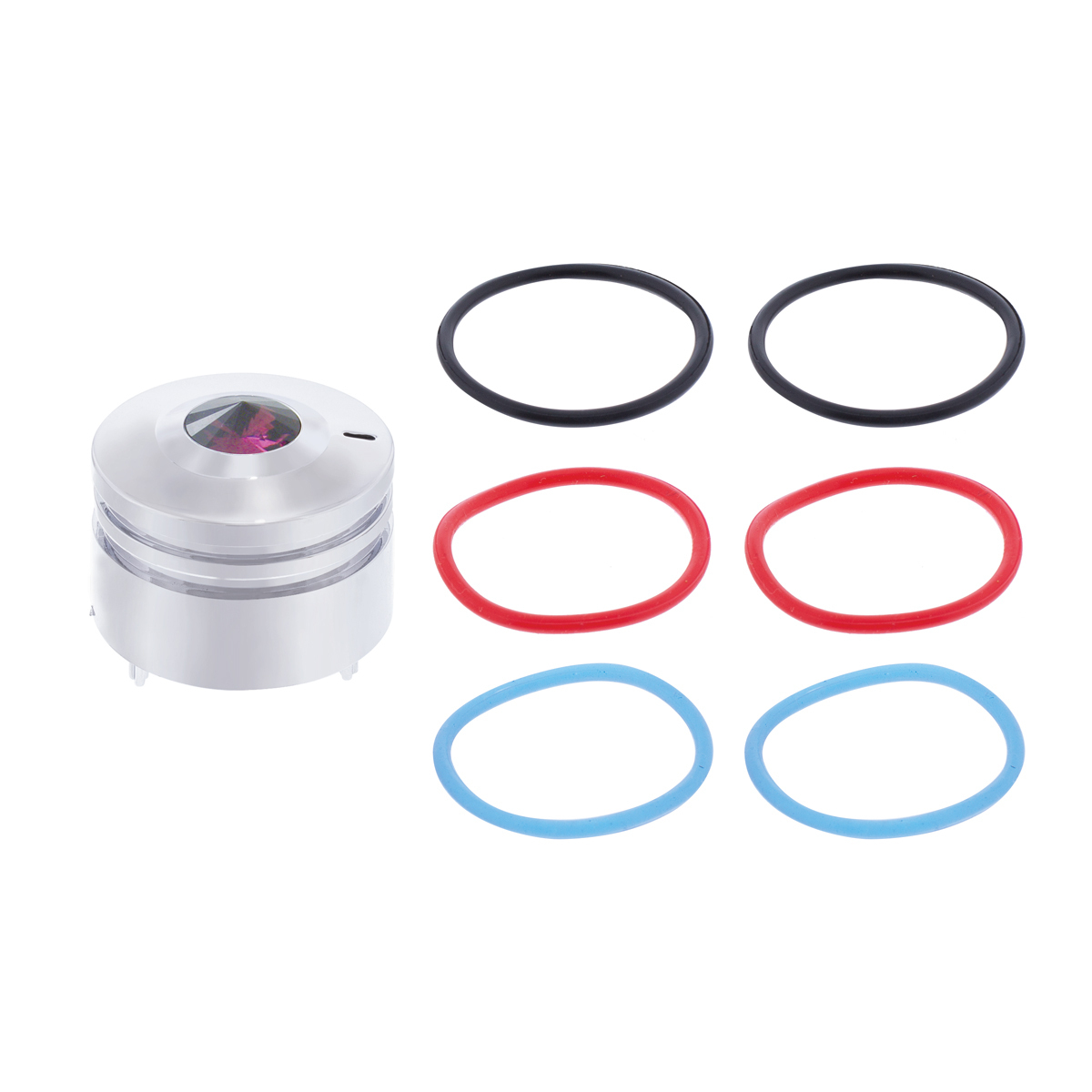 Deluxe Signature A/C Control Knob For Peterbilt - Purple Crystal - Thumbnail 3