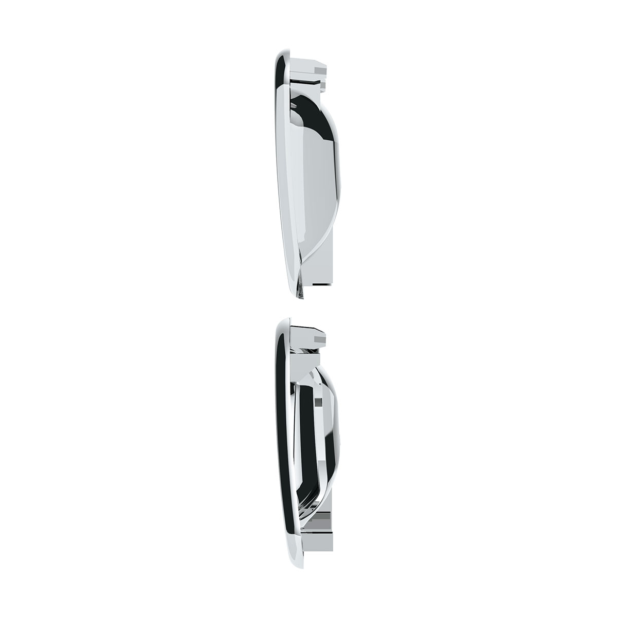 Chrome Interior Door Handle Trim For Peterbilt 389 (2008-2023), 386 (2006-2016), And 387 (2006-2011) (Pair) - Thumbnail 3