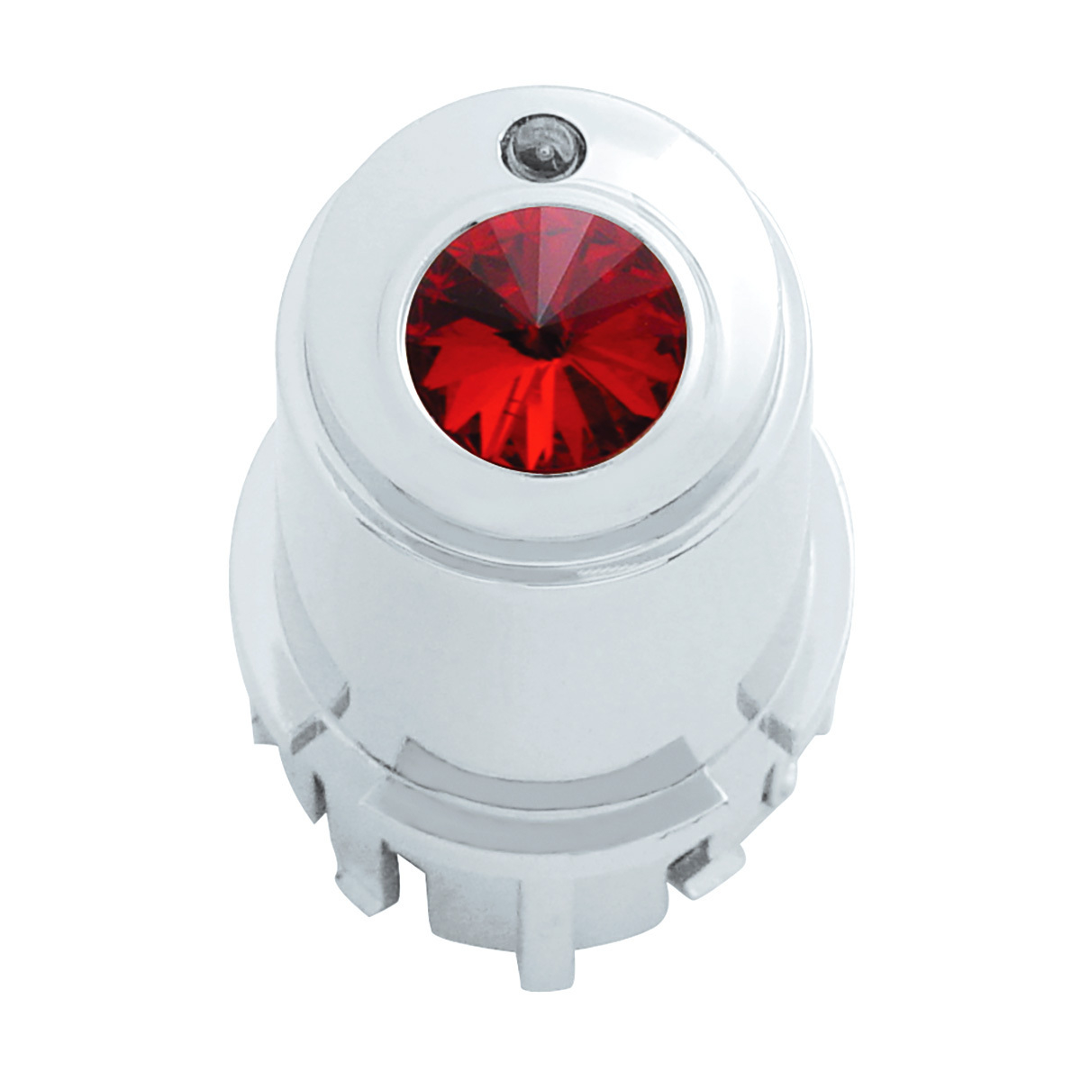 Center A/C Control Knob For 2006+ Kenworth - Red Crystal - Thumbnail 3