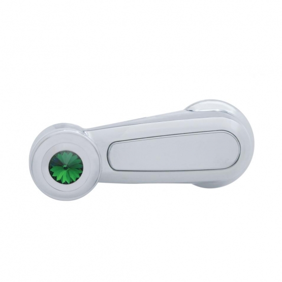 Window Crank With Green Crystal For Peterbilt (2006+)