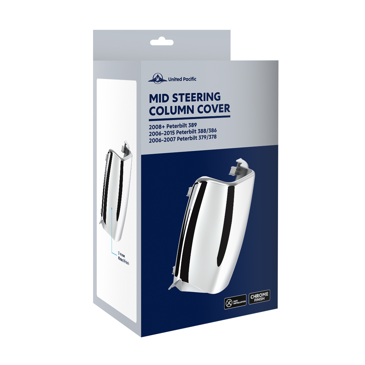 Mid Steering Column Cover For Peterbilt 389 (2008-2022), 388/386 (2006-2015), & 379/378 (2006-2007) - Thumbnail 7