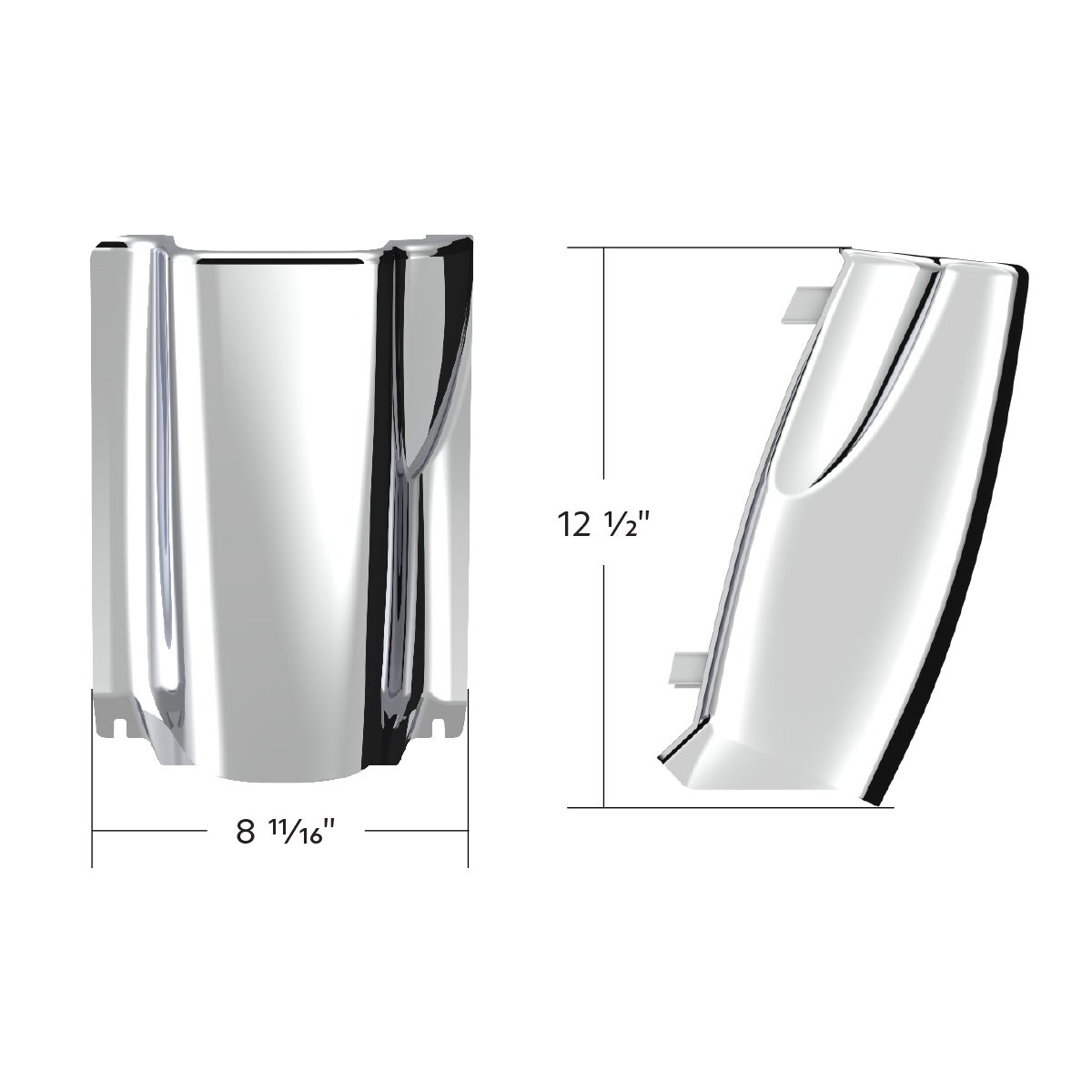 Mid Steering Column Cover For Peterbilt 389 (2008-2022), 388/386 (2006-2015), & 379/378 (2006-2007) - Thumbnail 8