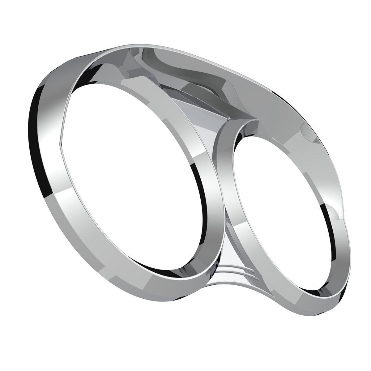 Dual Gauge Cluster Bezel With Visor For 2006+ Peterbilt - Thumbnail 11