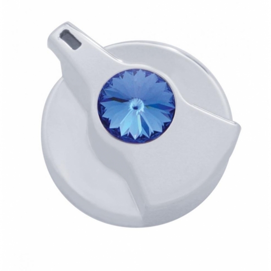 Timer Knob With Blue Crystal For Peterbilt