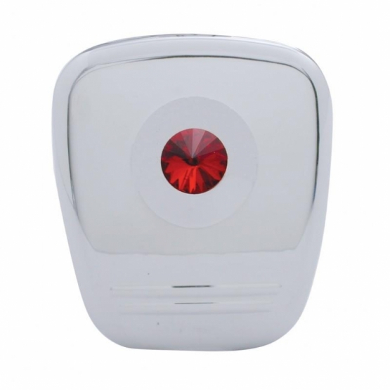 Diagnostic Plug Cover For 2006+ Peterbilt - Red Crystal