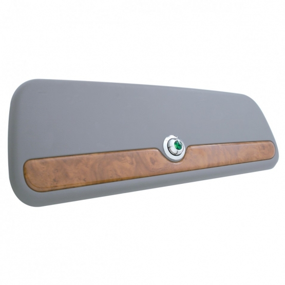 Compartment Knob Cover For 2006+ Peterbilt - Green Crystal (Card of 2) - Thumbnail 2