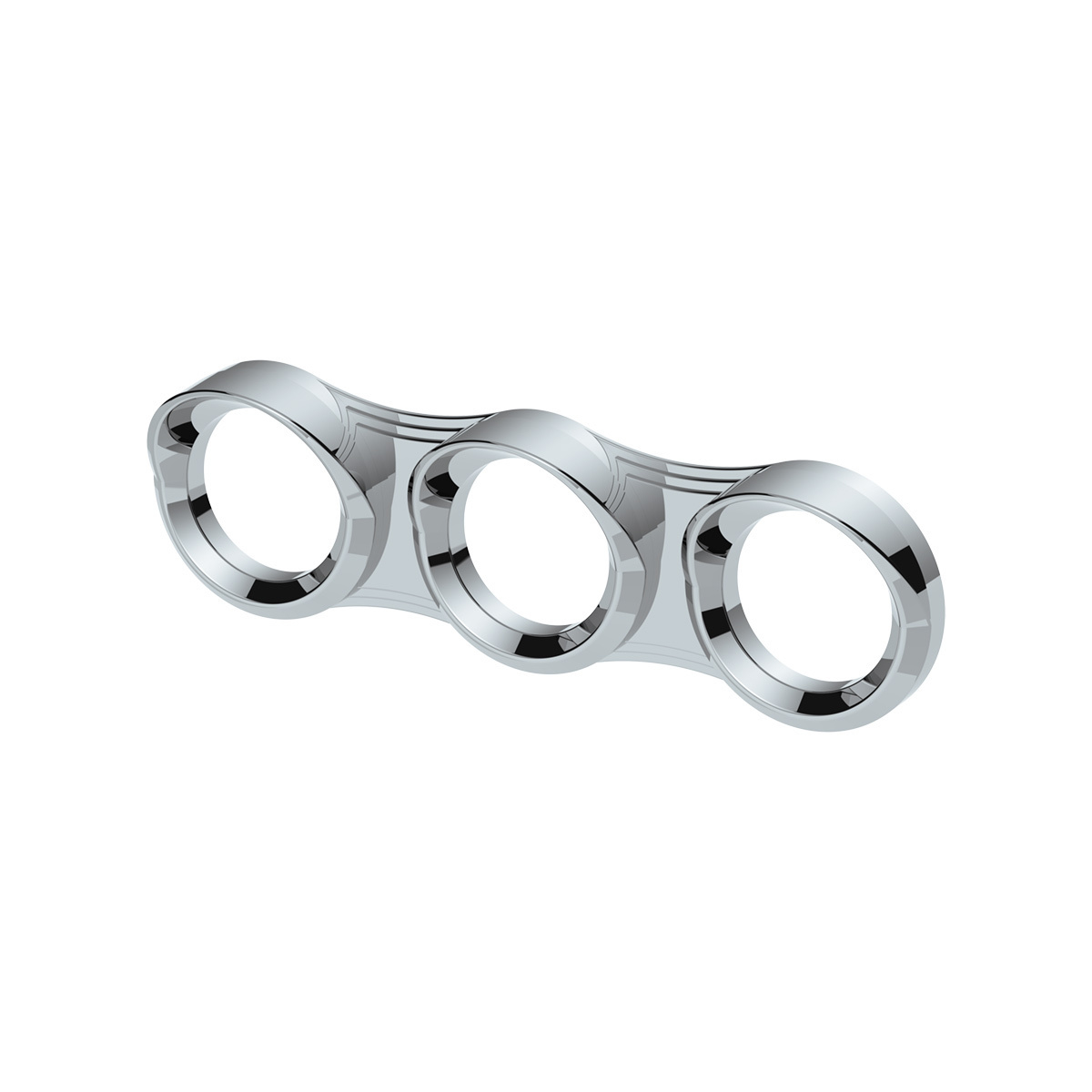 3 Gauge Cluster Bezel With Visor For 2006+ Peterbilt - Horizontal - Thumbnail 6