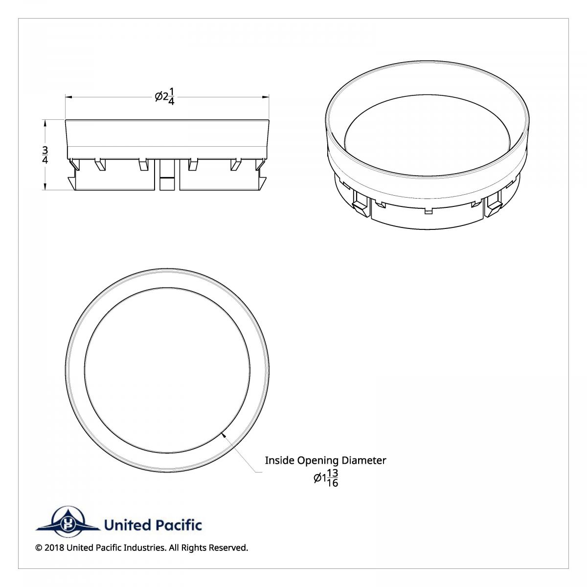 Chrome Plastic Gauge Blank For 2006+ Kenworth W900/W990/T880/T800/T660/T600 - Thumbnail 2