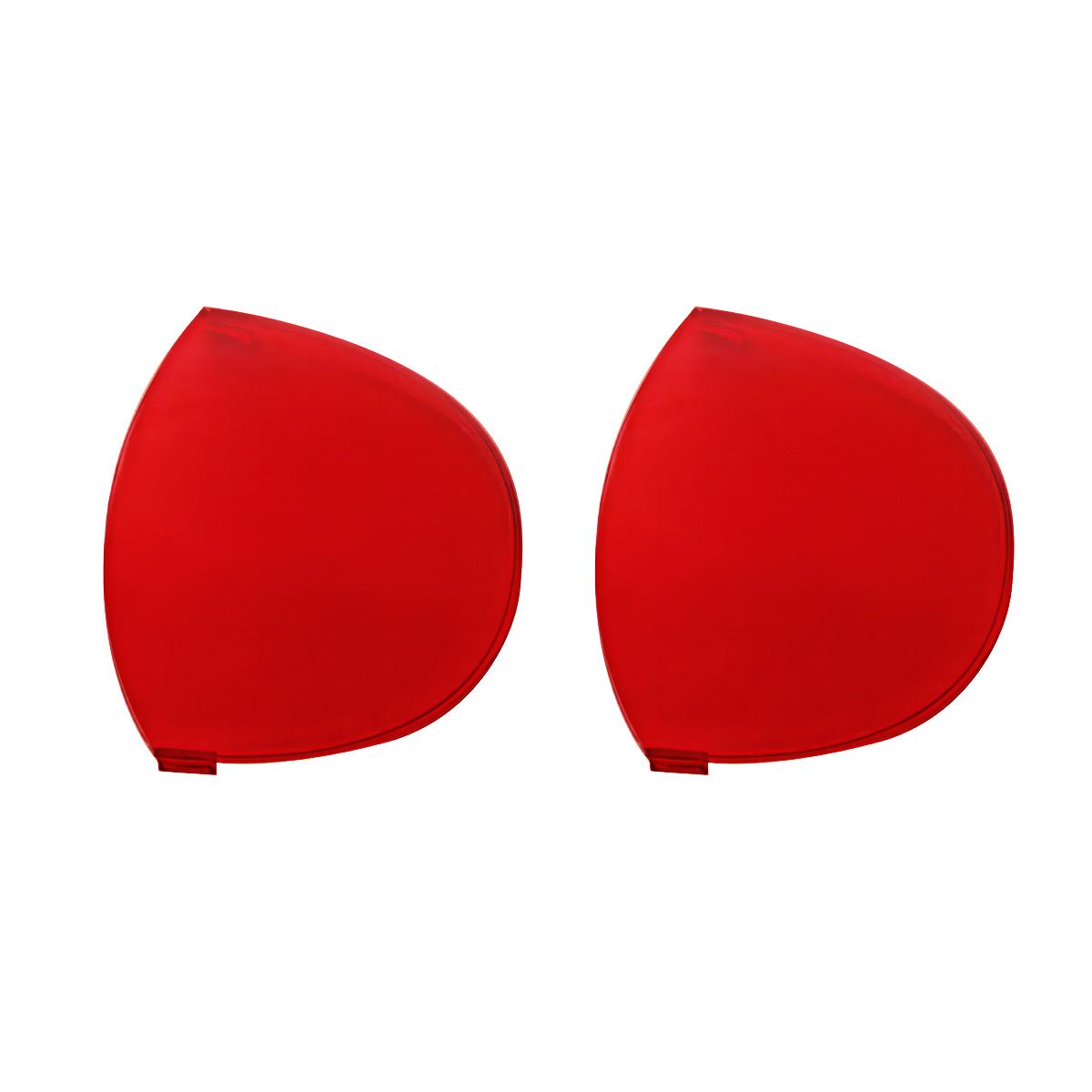 Round Dome Light Lens For 2006+ Kenworth  - Red (Card of 2)
