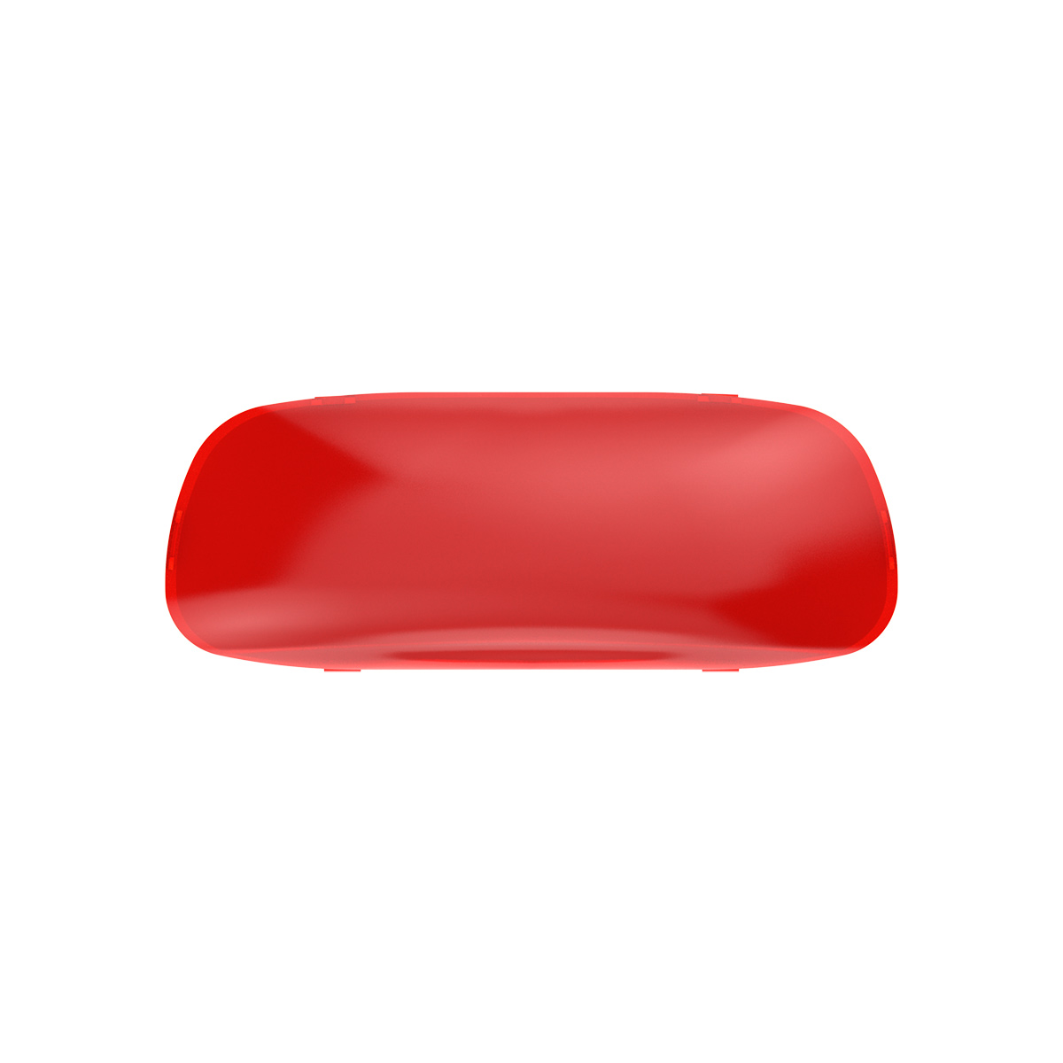 Center Dome Light Lens For Kenworth W900L/T800 (2006-2014) And T660 (2008-2014) - Red - Thumbnail 3