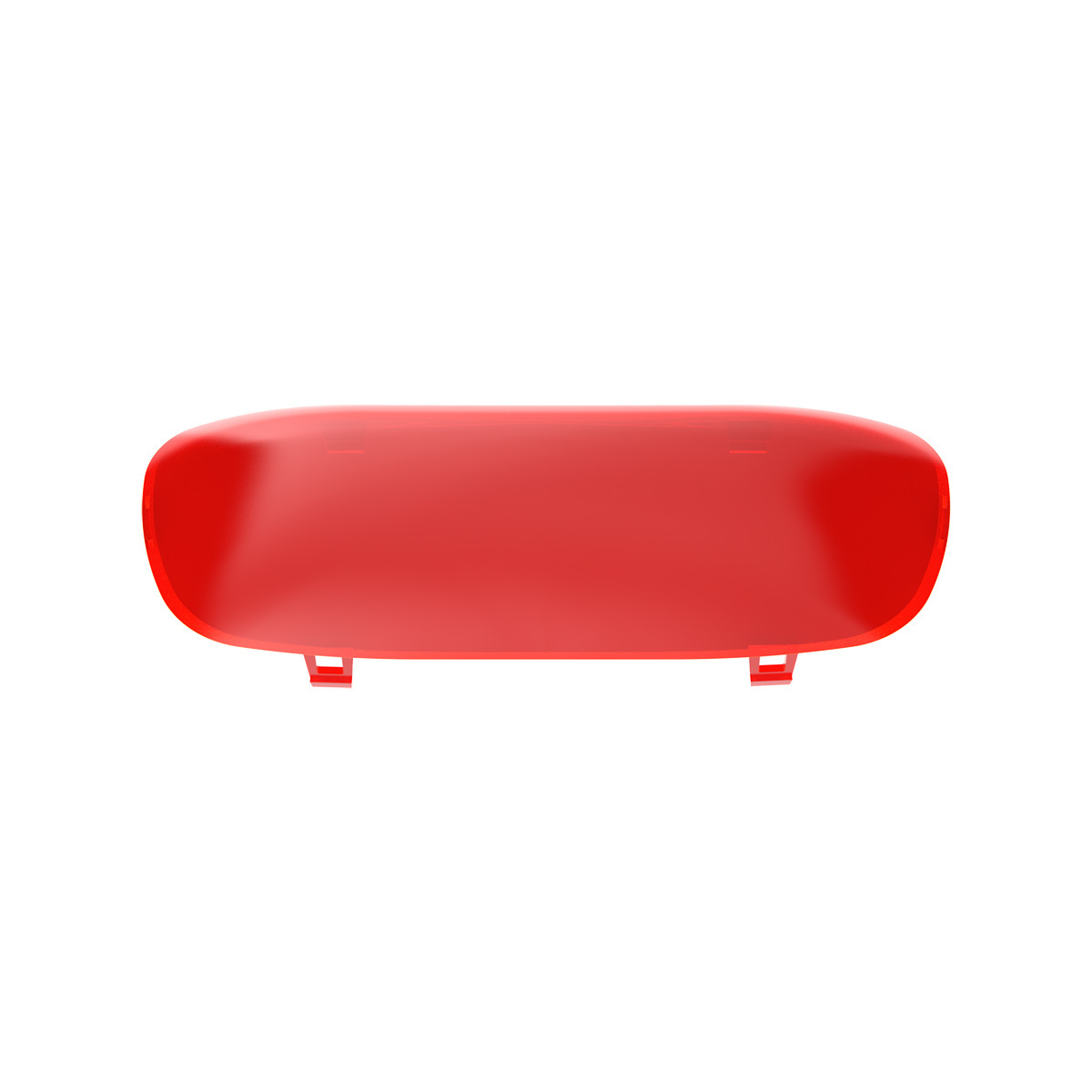 Center Dome Light Lens For Kenworth W900L/T800 (2006-2014) And T660 (2008-2014) - Red - Thumbnail 6