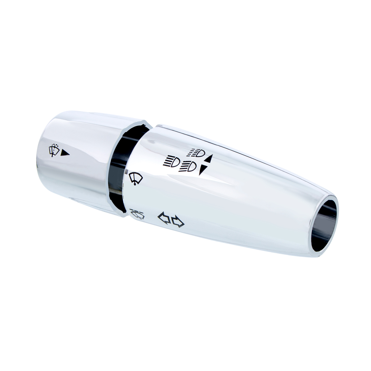 Chrome Plastic Turn Signal Lever Cover For 2006+ Peterbilt & Kenworth Trucks - Thumbnail 3