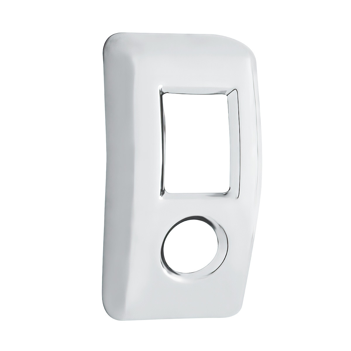 Chrome Plastic Dash Dimmer Switch Trim For 2006+ Kenworth W900/T800/T660/C500 - Thumbnail 2