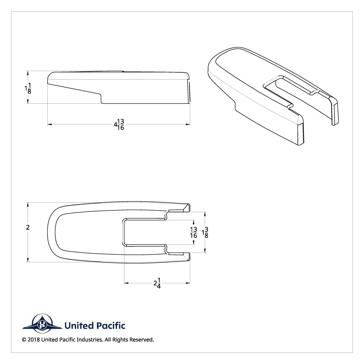 Chrome Hood Latch Cover Set For Kenworth T660 (2008-2016) And Peterbilt 386 (2006-2016) - Thumbnail 3