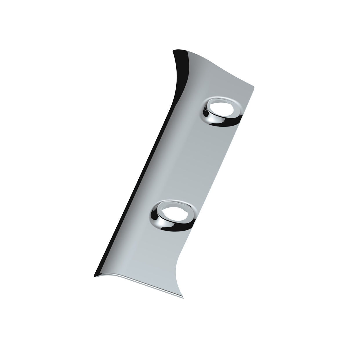 Chrome Plastic Interior Window Post Cover For 2006-2024 Kenworth W900 - Driver - Thumbnail 6