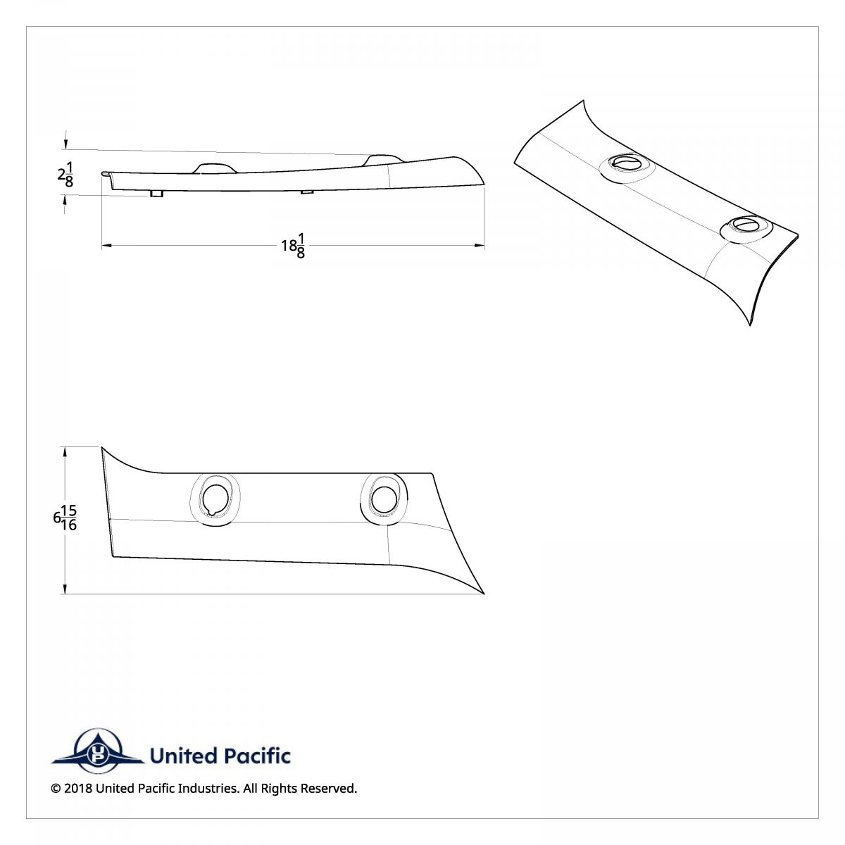 Chrome Plastic Interior Window Post Cover For 2006-2024 Kenworth W900 - Passenger - Thumbnail 5