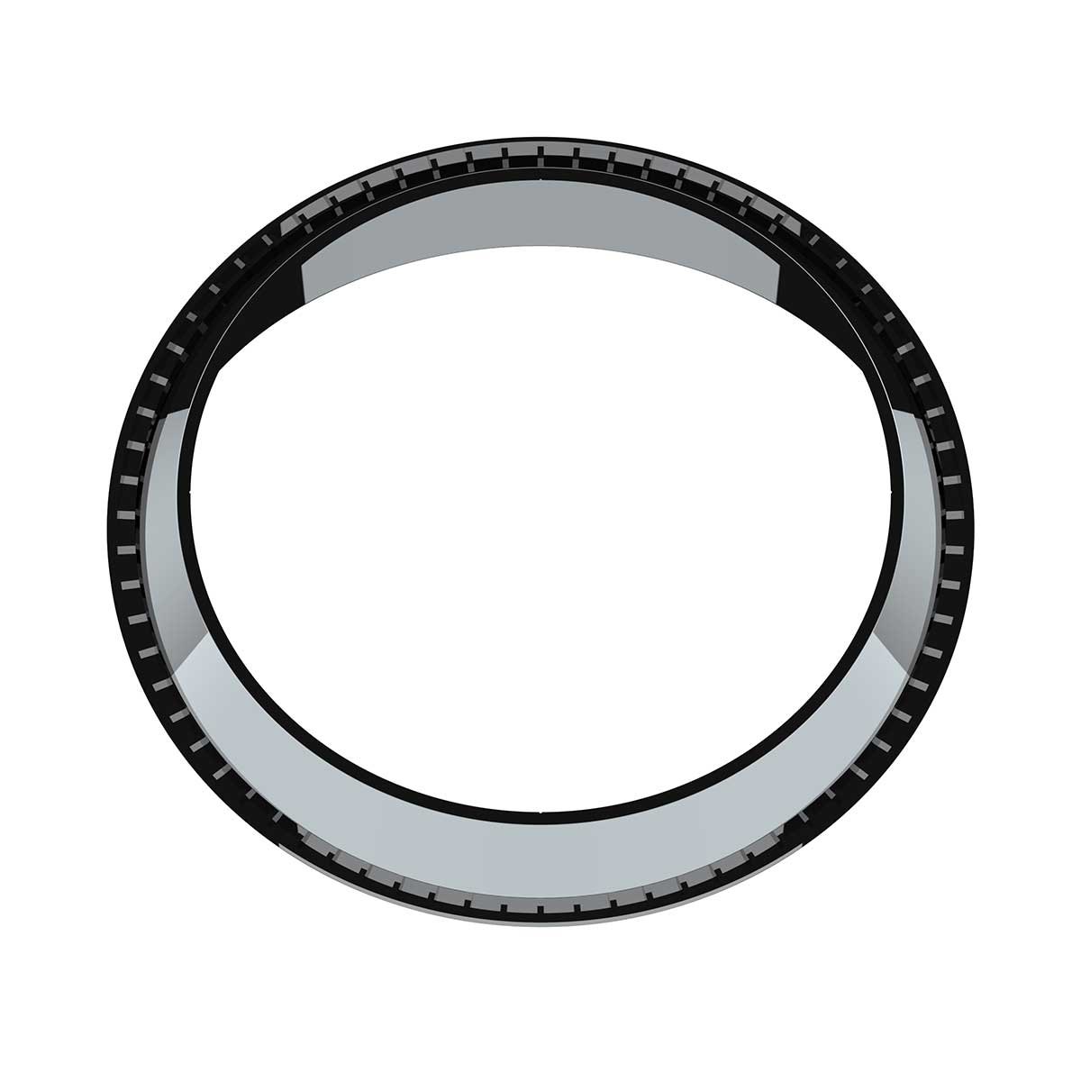Large Gauge Bezel With Visor For 2006+ Kenworth - Thumbnail 4