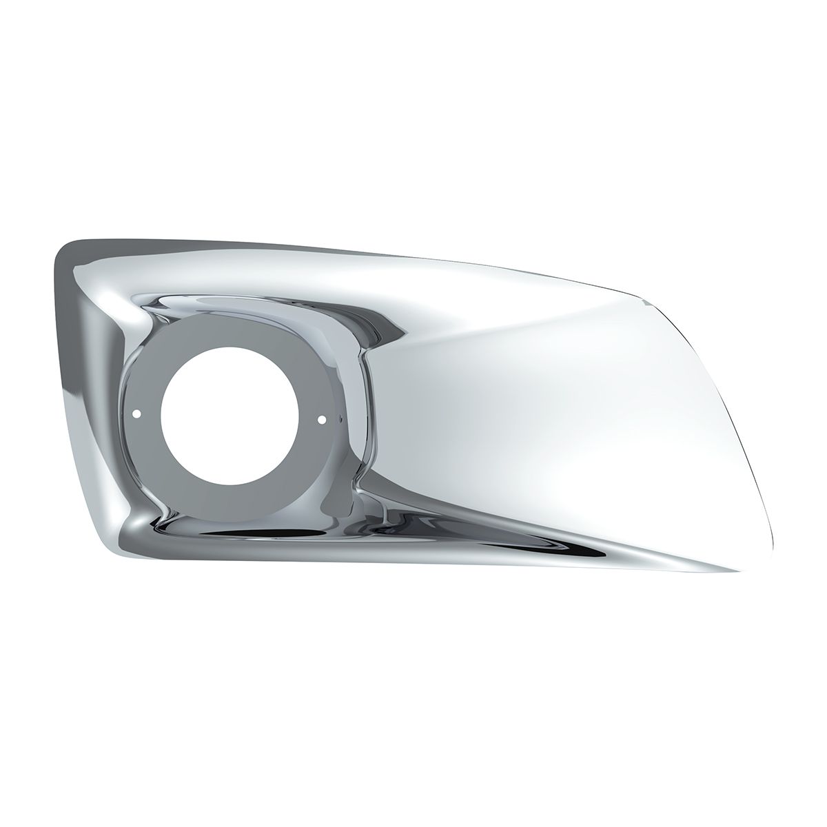 Chrome Plastic Fog Light Cover With Cab Light Opening For 2007-2017 KW T660 - Passenger