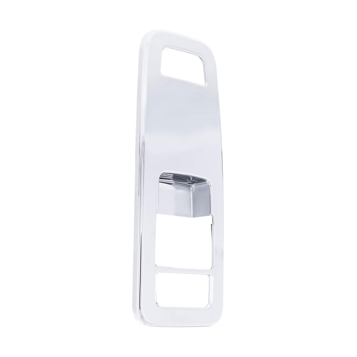 Chrome Plastic Door Switch Cover For 2013-2024 Kenworth T680-Driver (Without Power Mirrors) - Thumbnail 2