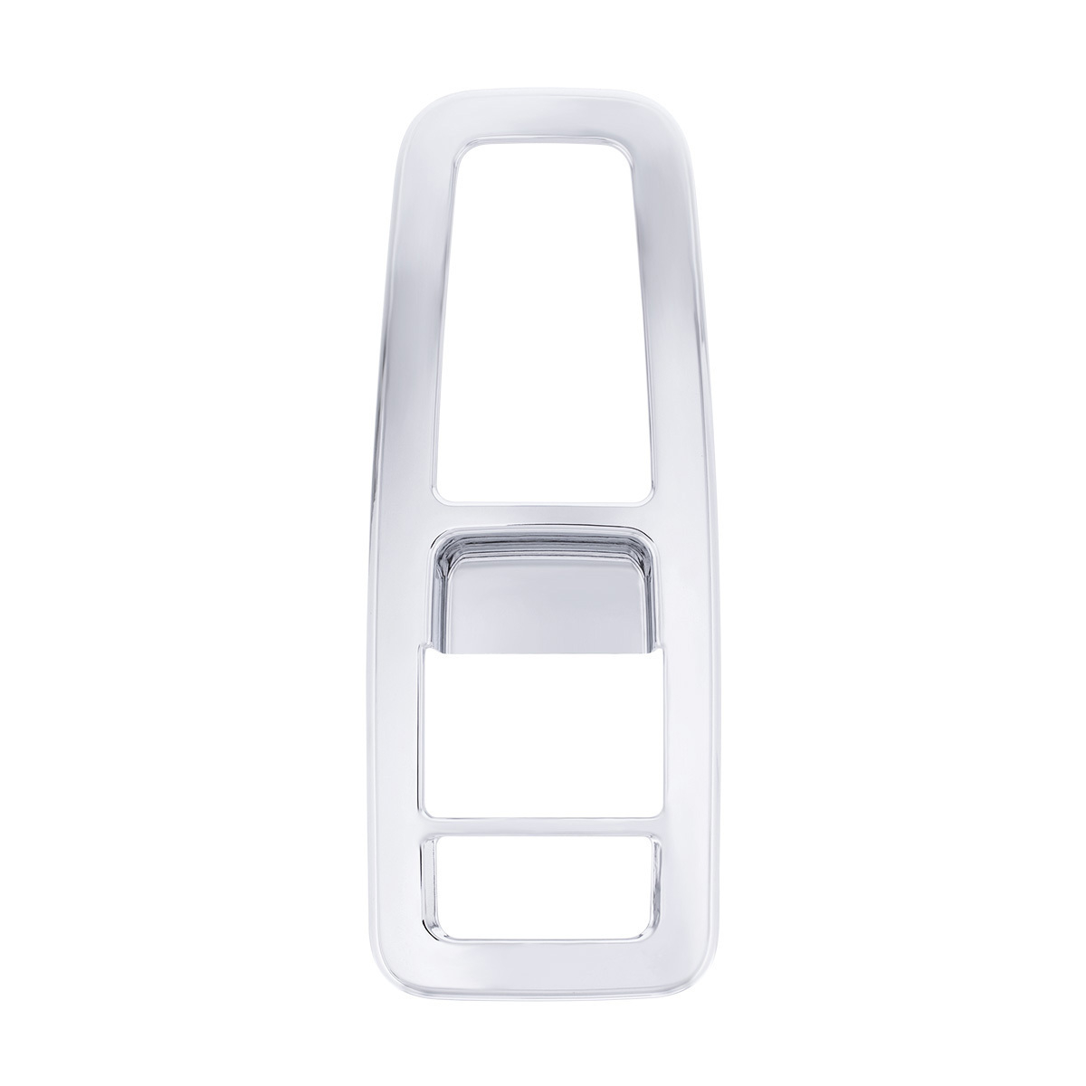 Chrome Plastic Door Switch Cover For 2013-2024 Kenworth T680-Driver (With Power Mirrors) - Thumbnail 7