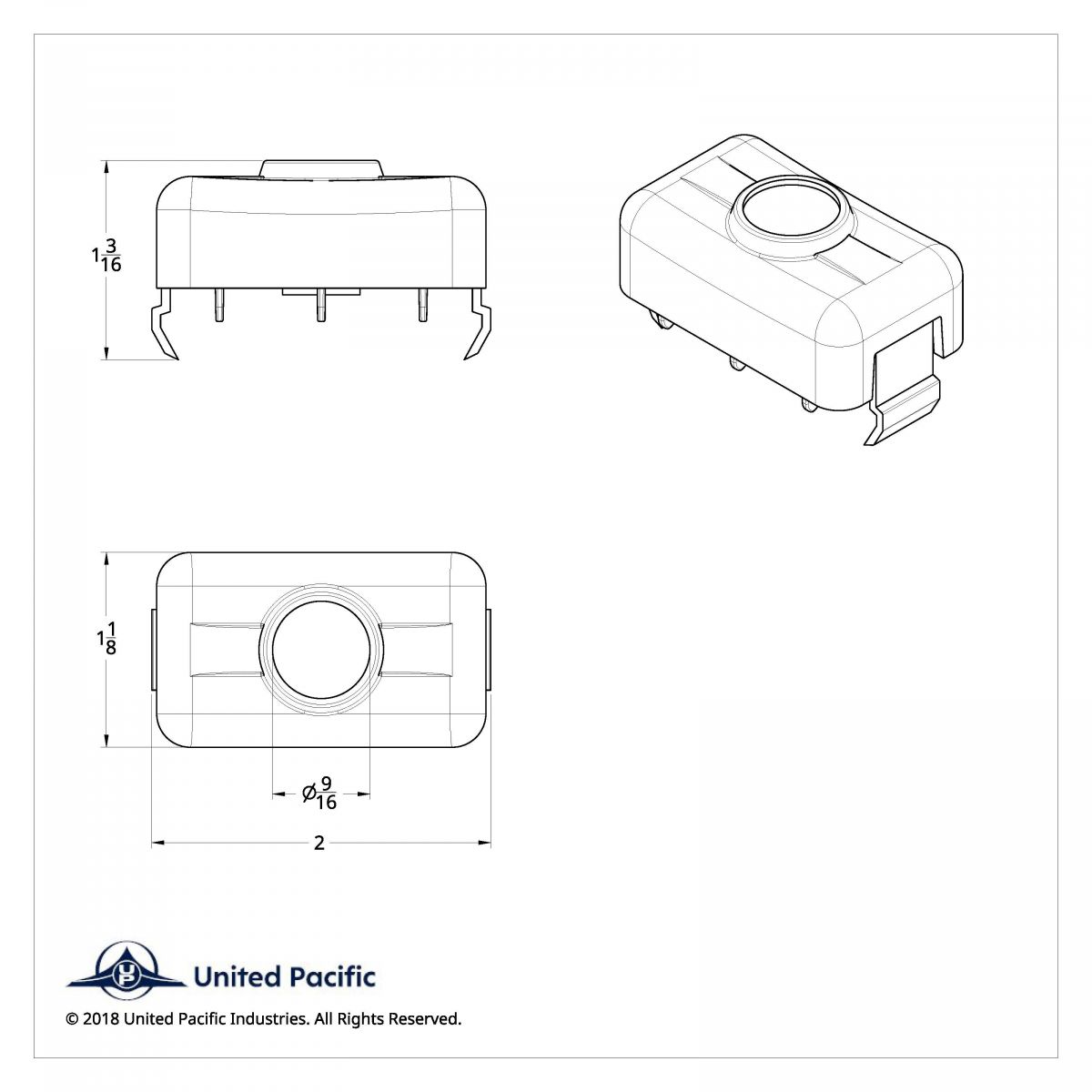 Volvo Switch Plug Cover - Indented (2-Pack) - Thumbnail 2