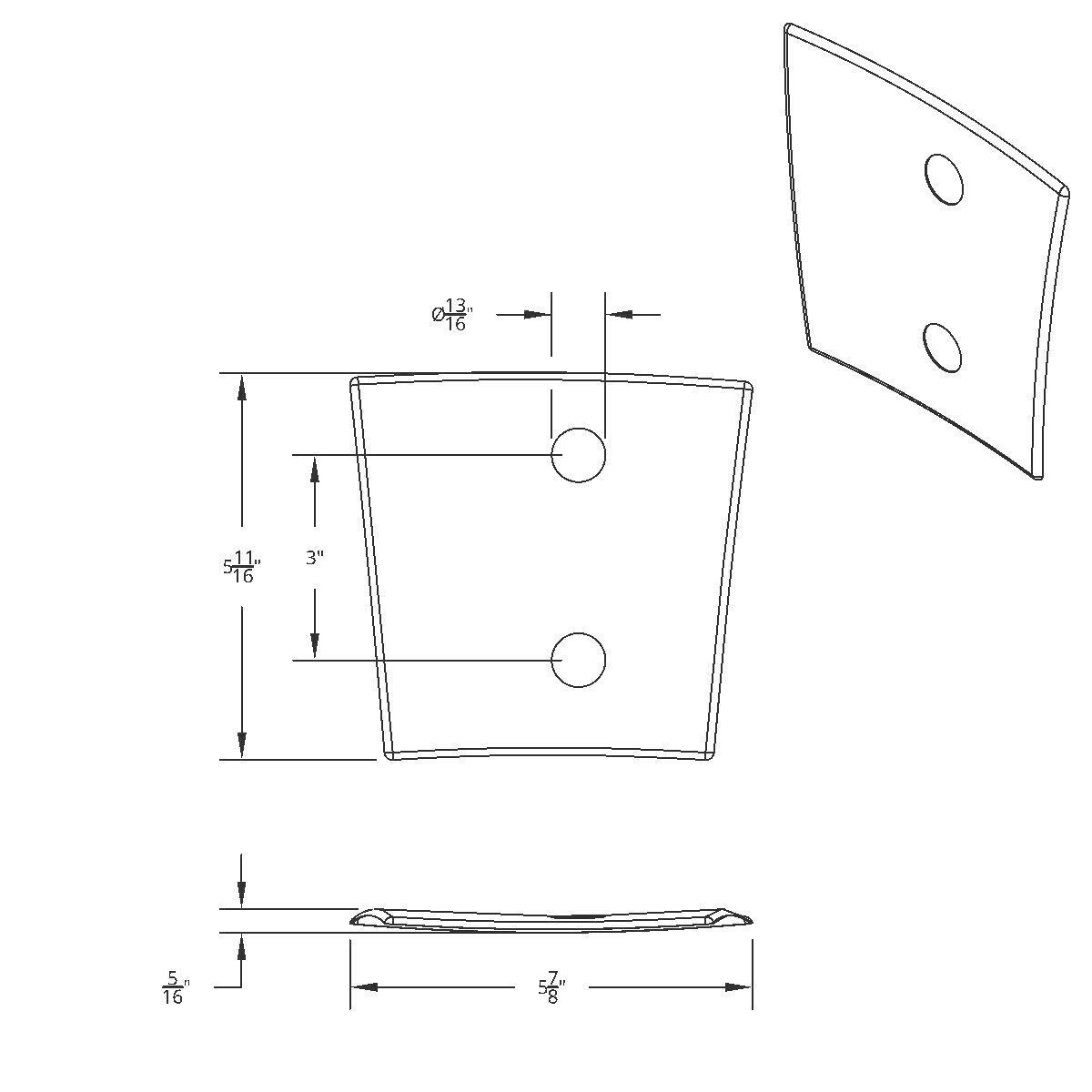 Volvo Stainless Air Valve Panel Trim - Thumbnail 2