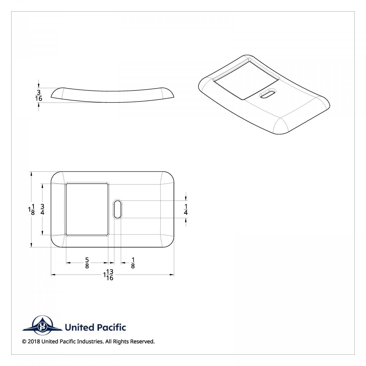 Rocker Switch Cover For 1998-2018 Volvo VNL - Plain - Thumbnail 3