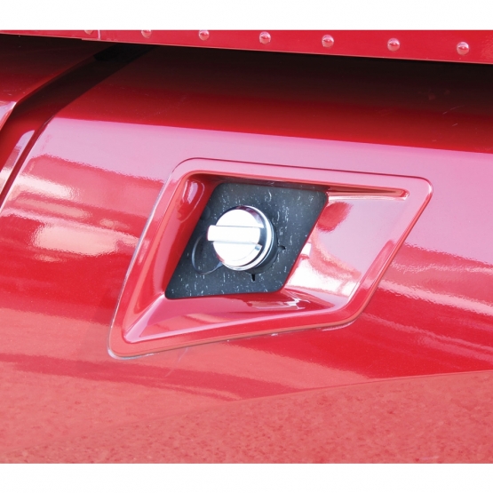 Chrome Plastic DEF Cap Cover For Volvo & Mack - Thumbnail 2