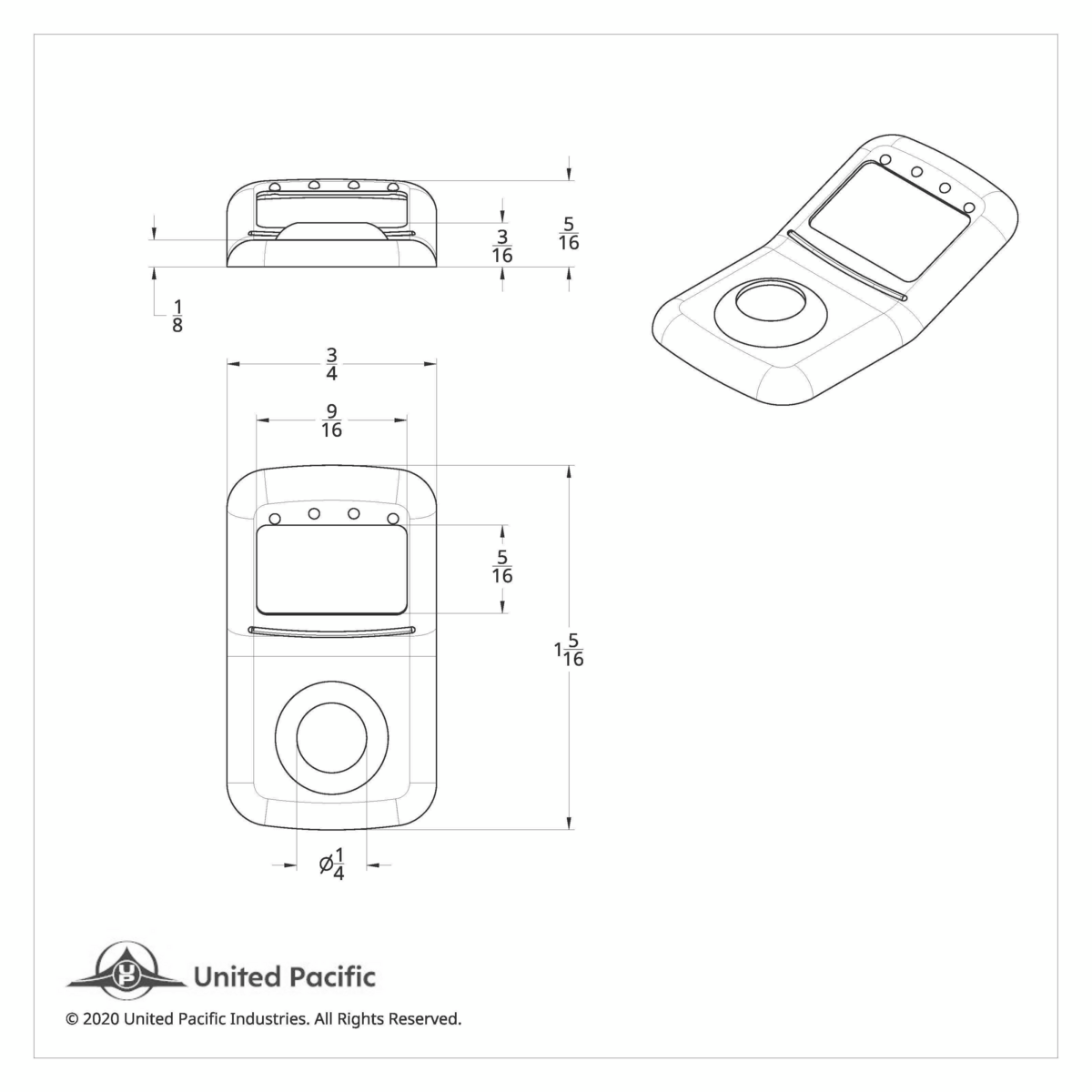 Rocker Switch Cover For Kenworth/Peterbilt- Purple Crystal (Card of 3) - Thumbnail 4