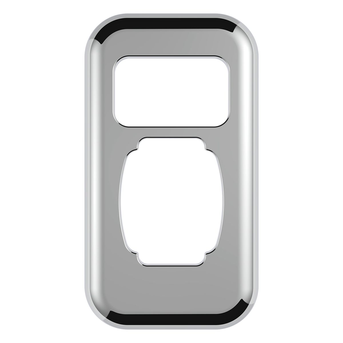 Chrome Plastic Dimmer Switch Trim For Peterbilt
