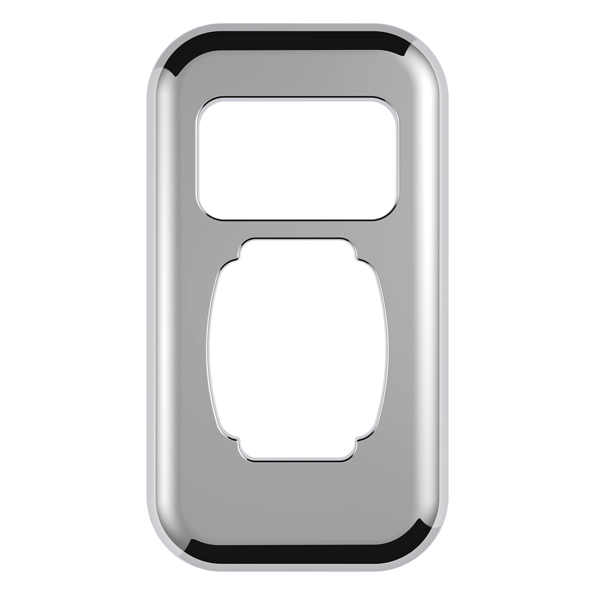 Chrome Plastic Dimmer Switch Trim For Peterbilt - Thumbnail 6