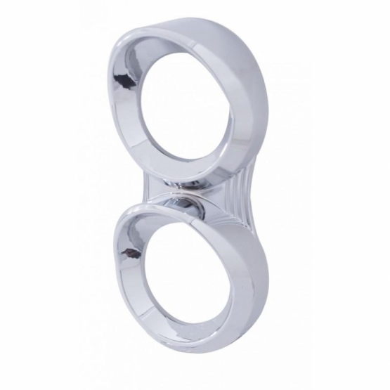 2 Gauge Cluster Bezel With Visor For Peterbilt (2005 & Older)- Vertical