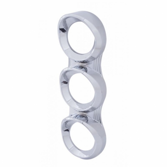 3 Gauge Cluster Bezel With Visor For Peterbilt (2005 & Older)- Vertical