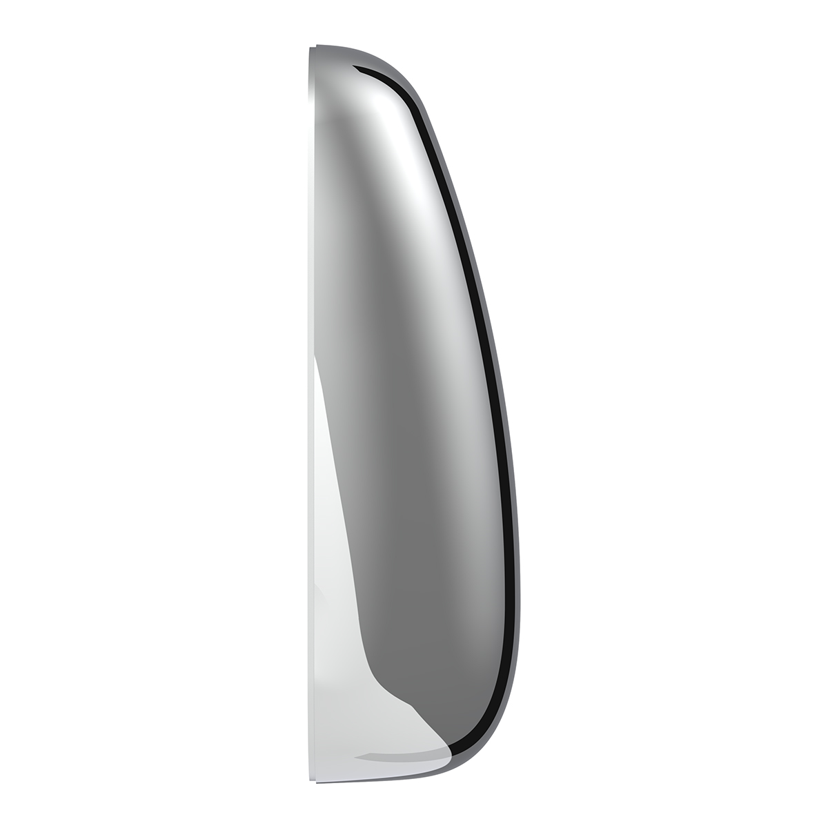 Chrome Mirror Cover For PB 387 (2000-2011), 587 (2012-2018), & KW T700 (2010-2016) - Driver - Thumbnail 4