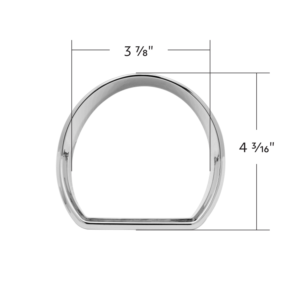 Chrome Plastic Speed/Tachometer Gauge Bezel For Peterbilt 579 (2013-2021) & 587 (2010-2016) - Thumbnail 6