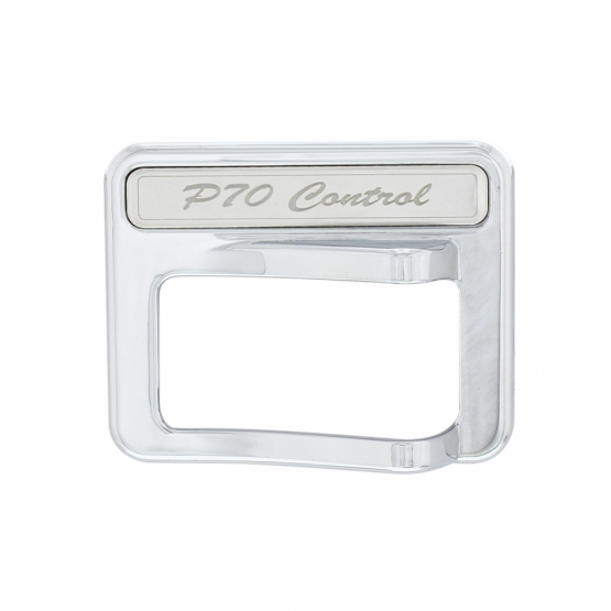 Chrome Rocker Switch Cover For Peterbilt 579 (2013-2019) & 567 (2014-2018)- PTO Control