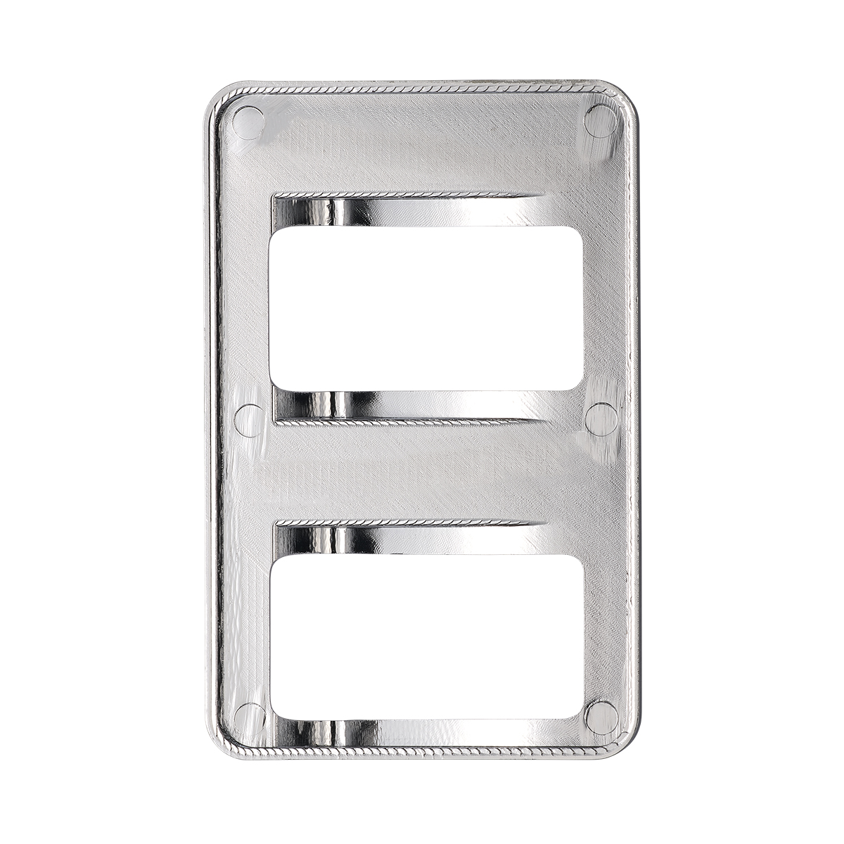 Chrome Rocker Switch Cover For Peterbilt 579 (2012-2019) & 567 (2014-2019)- 2 Switches - Thumbnail 3