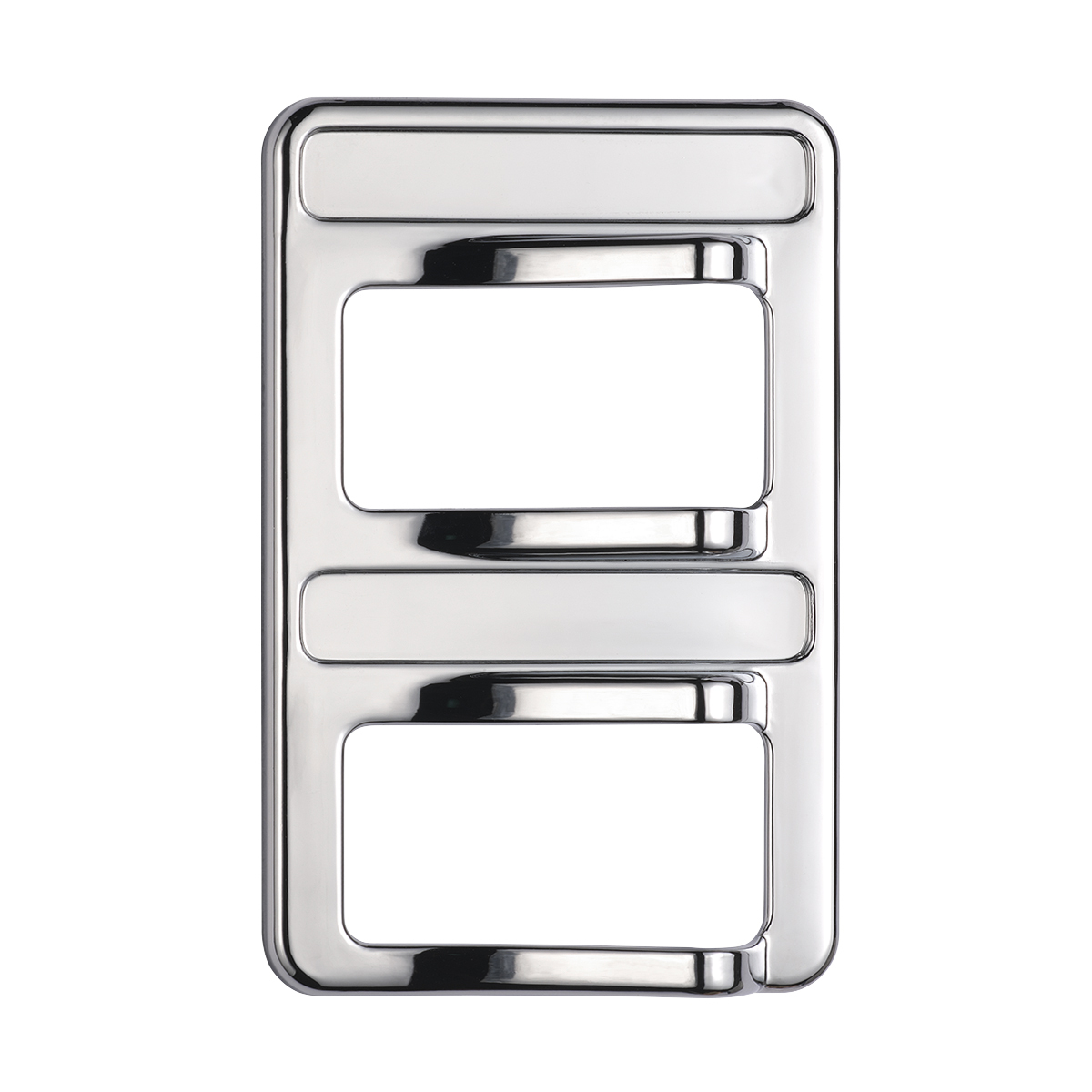Chrome Rocker Switch Cover For Peterbilt 579 (2012-2019) & 567 (2014-2019)- 2 Switches - Thumbnail 6
