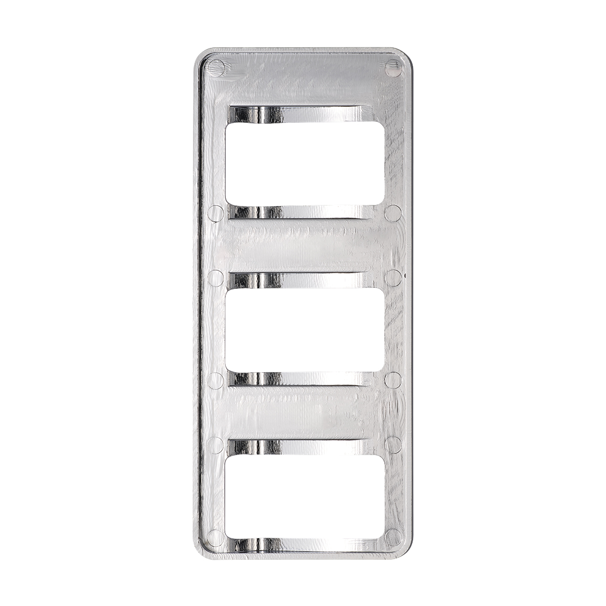 Chrome 3-Rocker Switch Cover For Peterbilt 579 (2012-2019) & 567 (2014-2019)- 3 Switches - Thumbnail 3