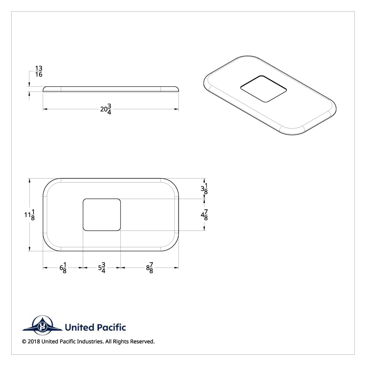 Chrome Shift Plate Cover for Peterbilt Trucks - Fits OEM S22-6041M01-201 (Bulk) - Thumbnail 6