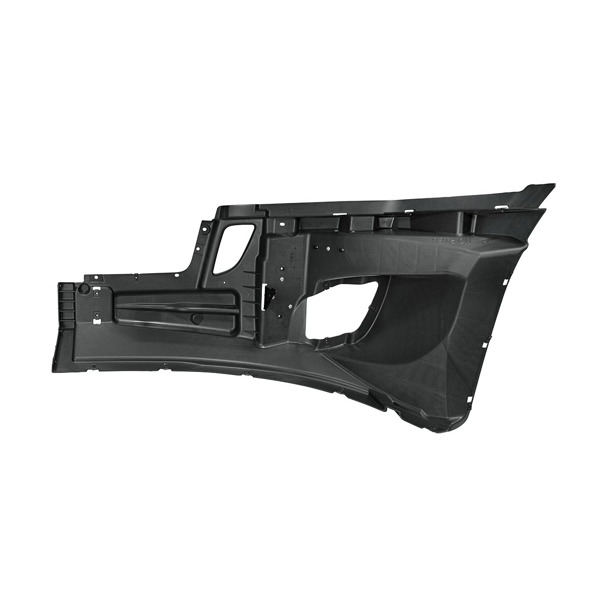 Bumper Reinforcement With Fog Light & Wheel Aero Trim Holes For 2018-2024 Freightliner Cascadia - Passenger - Thumbnail 4