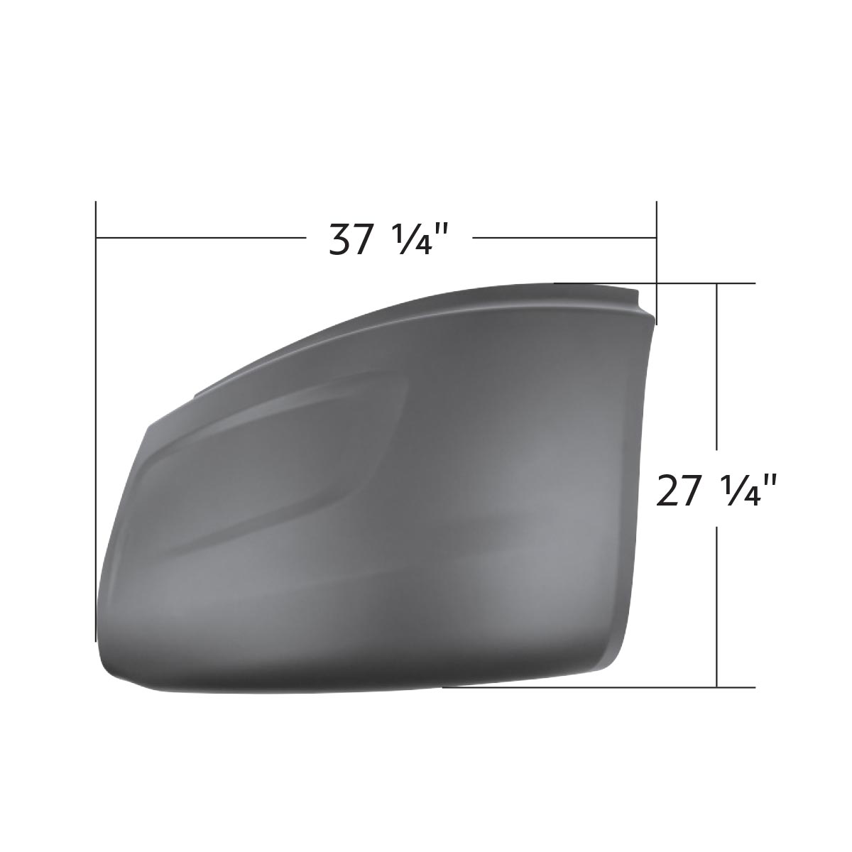 Bumper Cover With Aero Holes For 2018-2025 International LT-Driver - Thumbnail 10